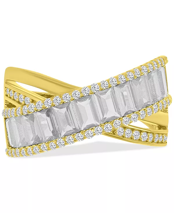 Эффектное кольцо-перекресток с имитацией изумруда и кубическим цирконием из стерлингового серебра с 14-каратным золотым покрытием (также доступно с синей шпинелью и кубическим цирконием) Macy'S, white
Эффектное кольцо-перекресток с имитацией изумруда и кубическим цирконием из стерлингового серебра с 14-каратным золотым покрытием (также доступно с синей шпинелью и кубическим цирконием) Macy'S, white