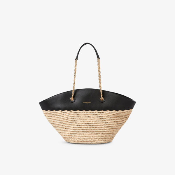 Сумка-корзинка кожаная Claudie Pierlot с плетеными элементами, черный / бежевый
Сумка-корзинка кожаная Claudie Pierlot с плетеными элементами, черный / бежевый