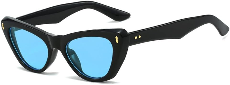 Панк-солнцезащитные очки «кошачий глаз» для женщин и мужчин. Модные солнцезащитные очки для женщин в винтажном стиле с защитой от ультрафиолета UV400 TYUVIVO, Black-blue
Панк-солнцезащитные очки «кошачий глаз» для женщин и мужчин. Модные солнцезащитные очки для женщин в винтажном стиле с защитой от ультрафиолета UV400 TYUVIVO, Black-blue