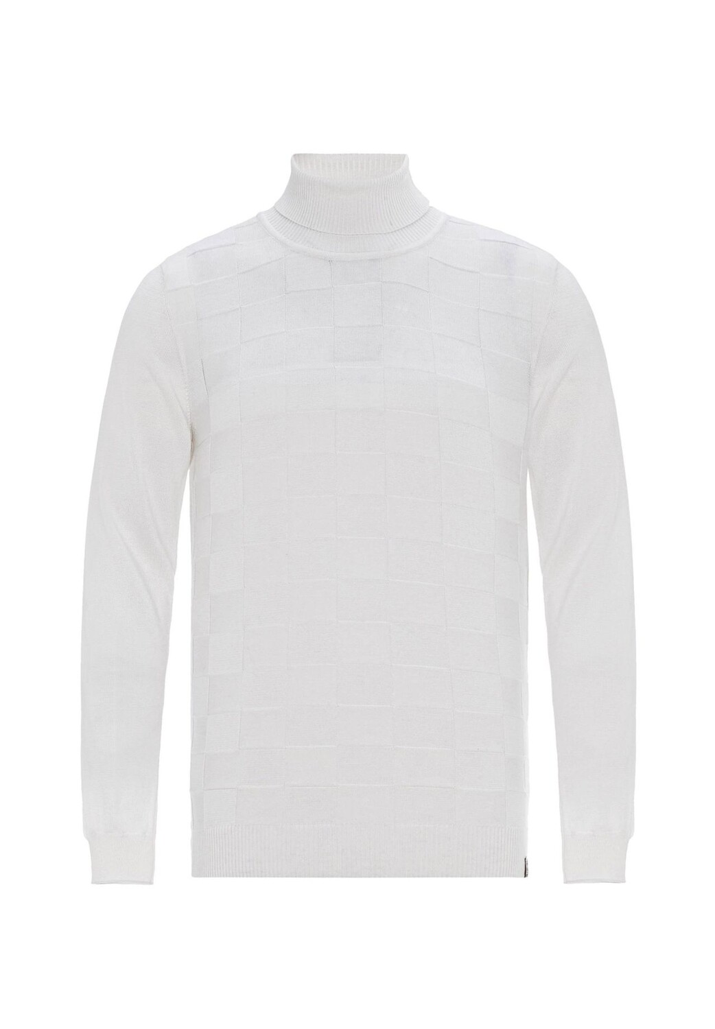 Свитер-водолазка с клетчатым узором CIPO & BAXX, белый
Свитер-водолазка с клетчатым узором CIPO & BAXX, белый