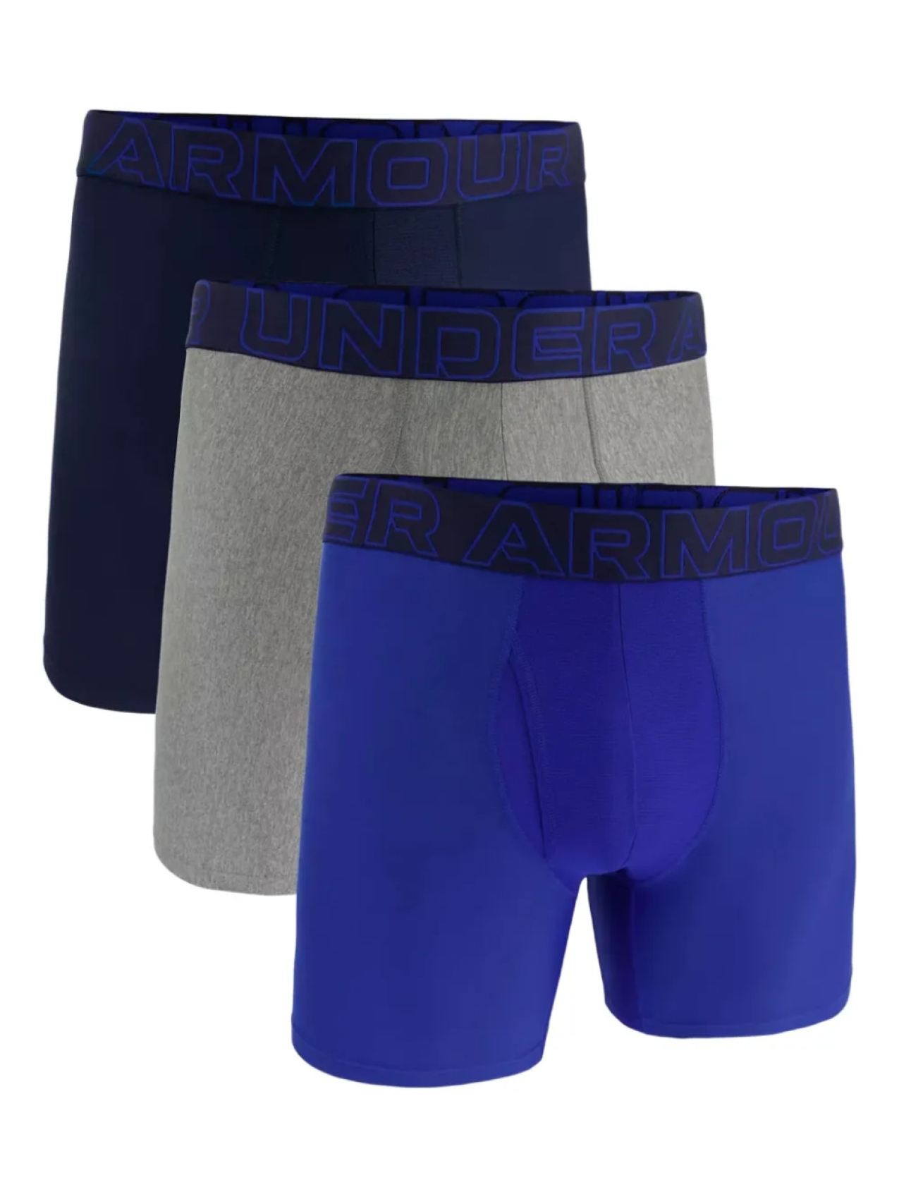 Under Armour комплект из трех боксеров с логотипом, синий
Under Armour комплект из трех боксеров с логотипом, синий