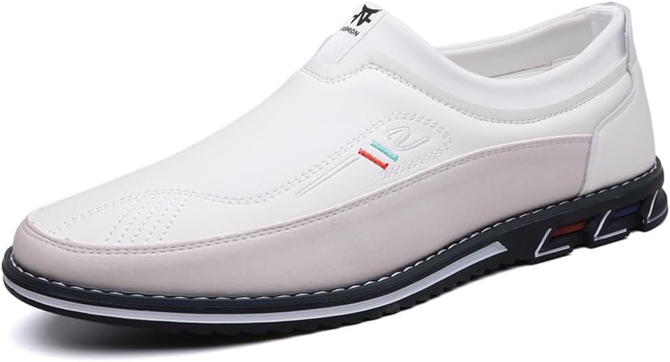 Мужские стильные премиальные повседневные оксфорды WELRUNG с низким верхом из искусственной кожи для ходьбы и вождения, белый/черный
Мужские стильные премиальные повседневные оксфорды WELRUNG с низким верхом из искусственной кожи для ходьбы и вождения, белый/черный