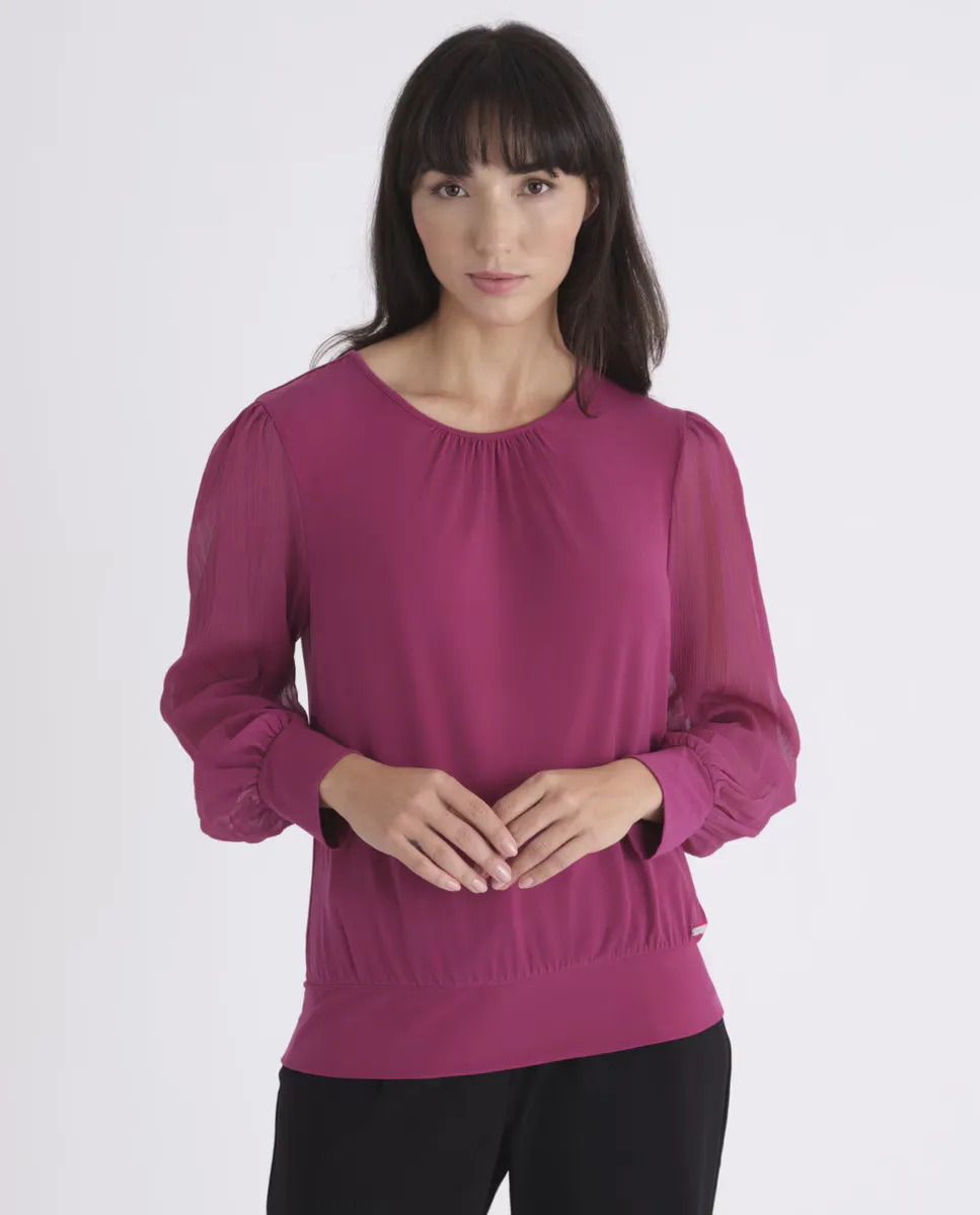 Женская блузка с длинным рукавом Calvin Klein, фиолетовый
Женская блузка с длинным рукавом Calvin Klein, фиолетовый