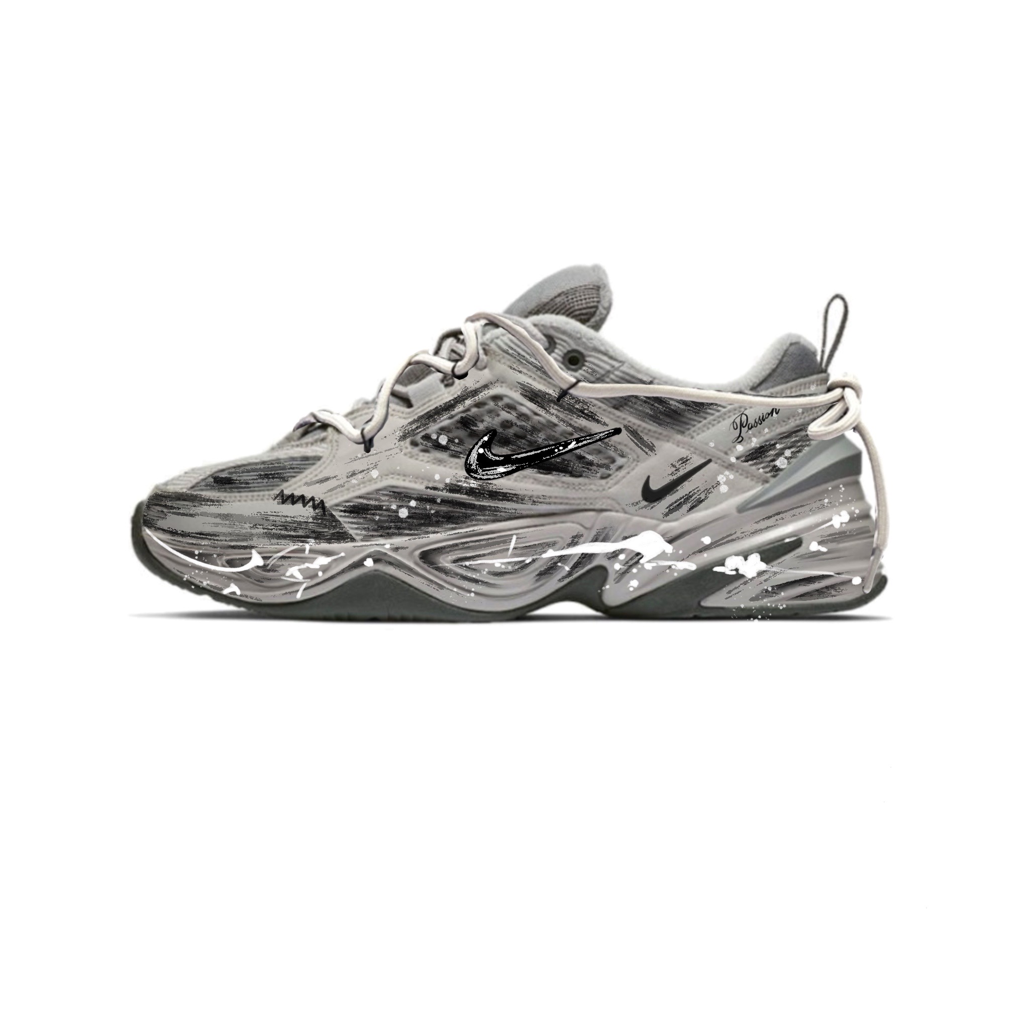 Кроссовки M2K Tekno Unisex серые низкие массивные нескользящие износостойкие Nike, серый
Кроссовки M2K Tekno Unisex серые низкие массивные нескользящие износостойкие Nike, серый