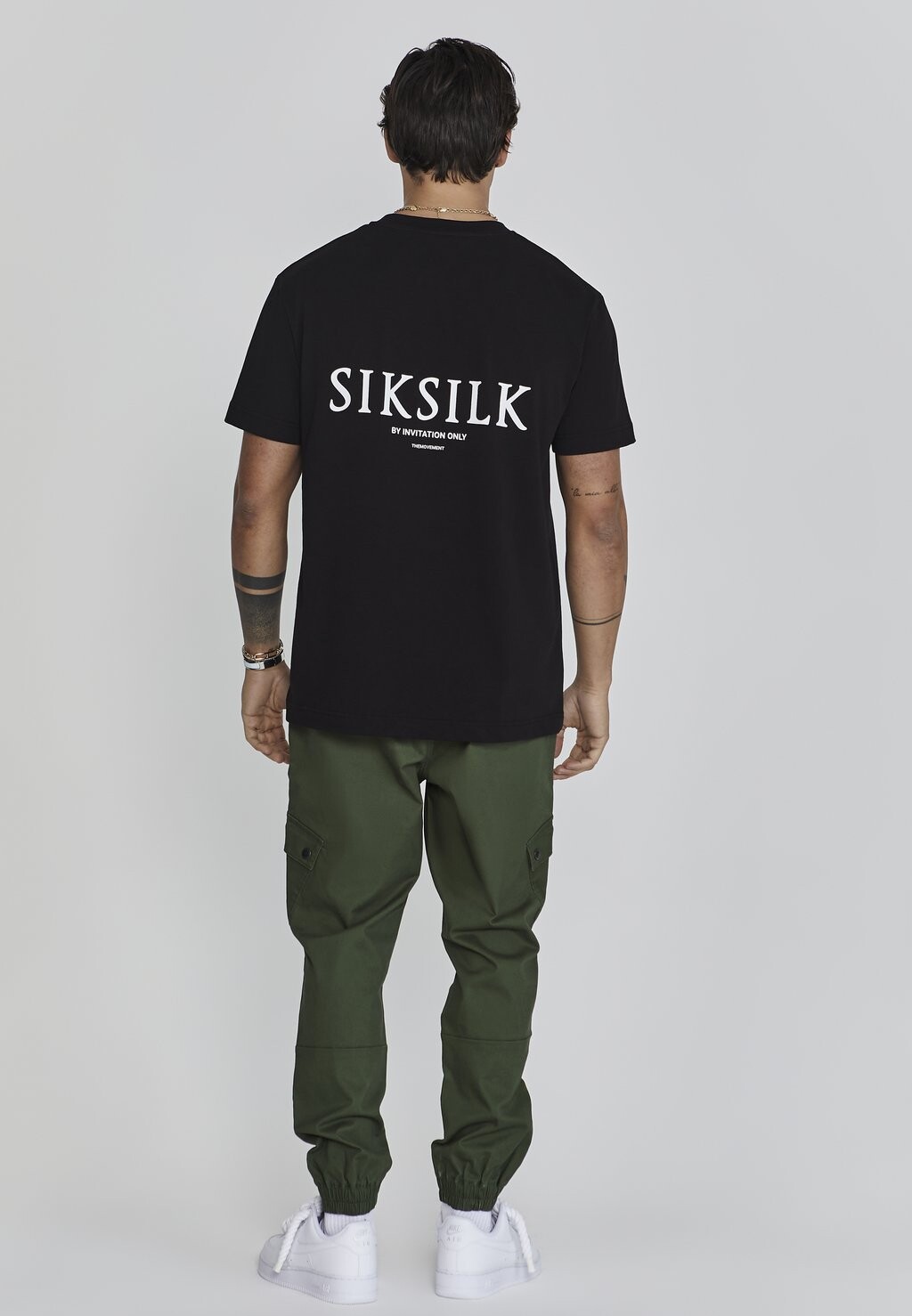 Брюки-карго SIKSILK, зеленый
Брюки-карго SIKSILK, зеленый