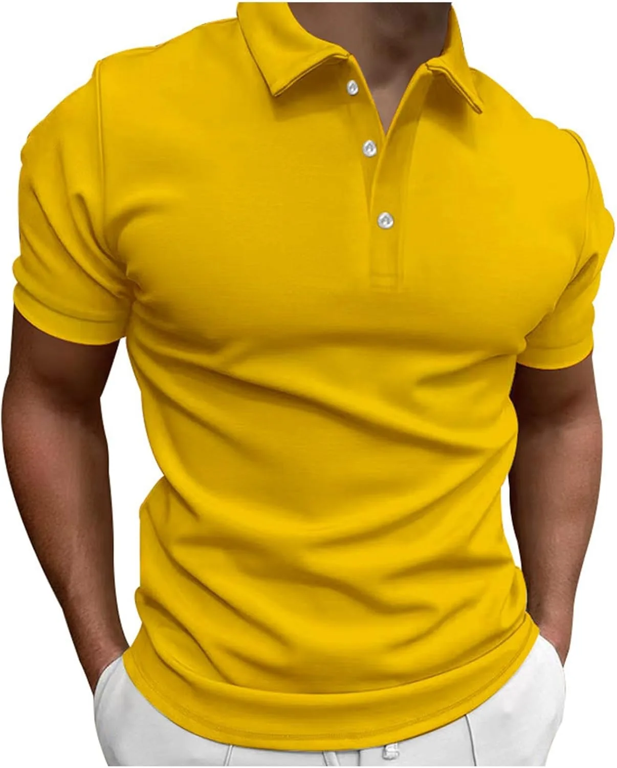 Мужская футболка с коротким рукавом и воротником
Мужская футболка с коротким рукавом и воротником