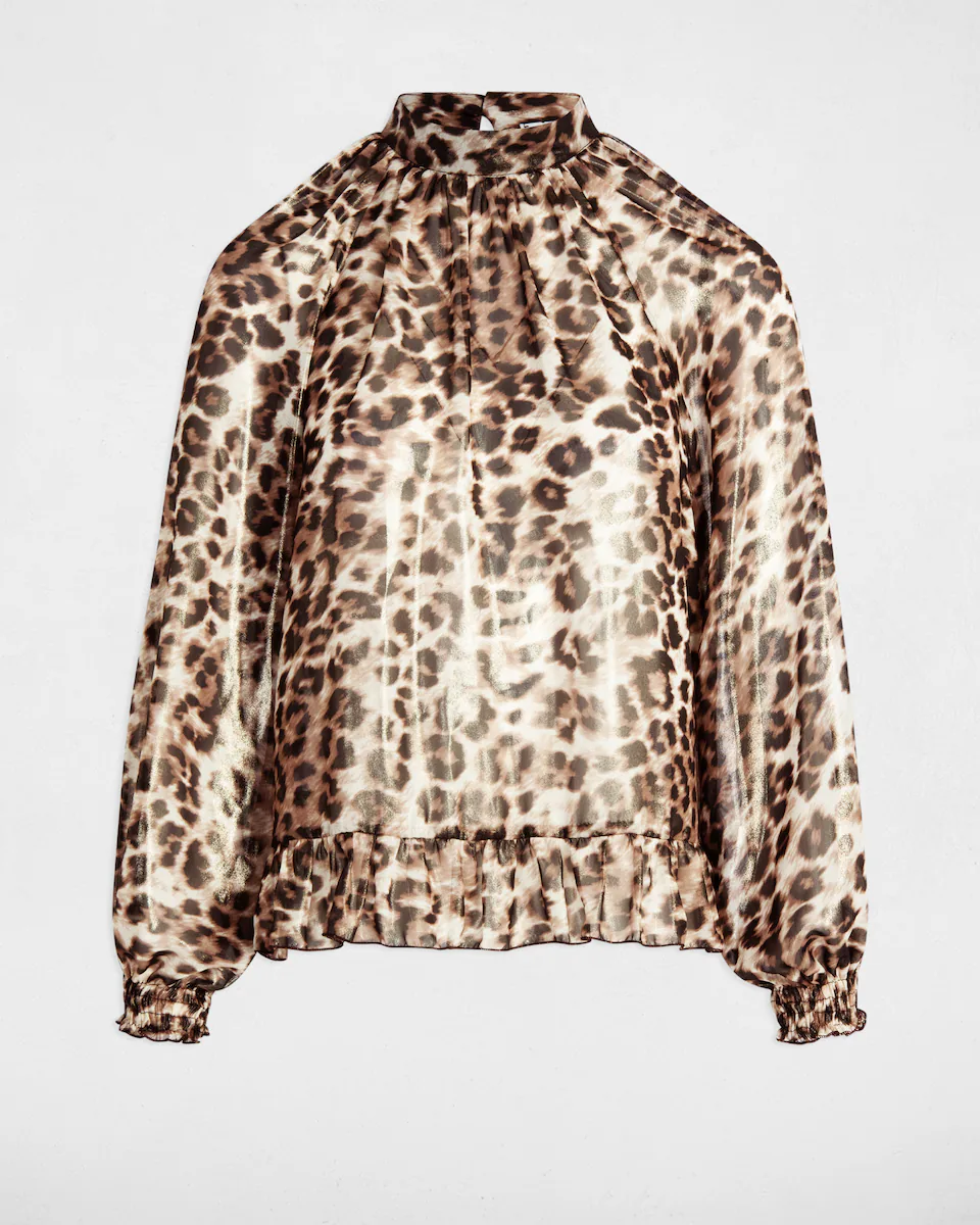 Женская блуза с рукавом 3/4 и принтом Morgan, коричневый
Женская блуза с рукавом 3/4 и принтом Morgan, коричневый