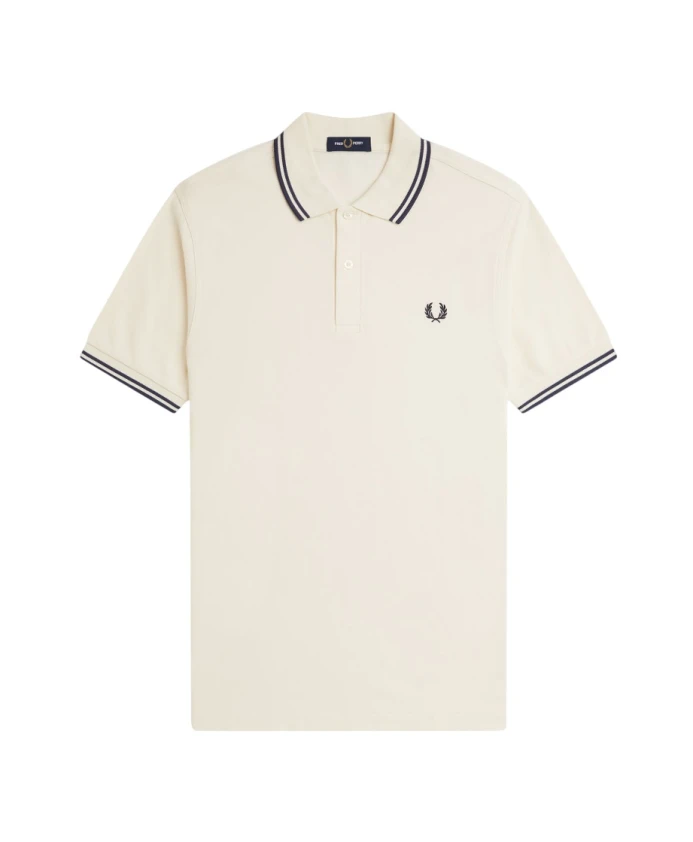 Рубашка-Поло с двойной полосой Fred Perry, бежевый
Рубашка-Поло с двойной полосой Fred Perry, бежевый