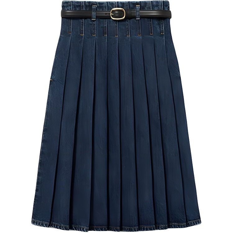 Юбка миди плиссированная denim Self-portrait, синий
Юбка миди плиссированная denim Self-portrait, синий
