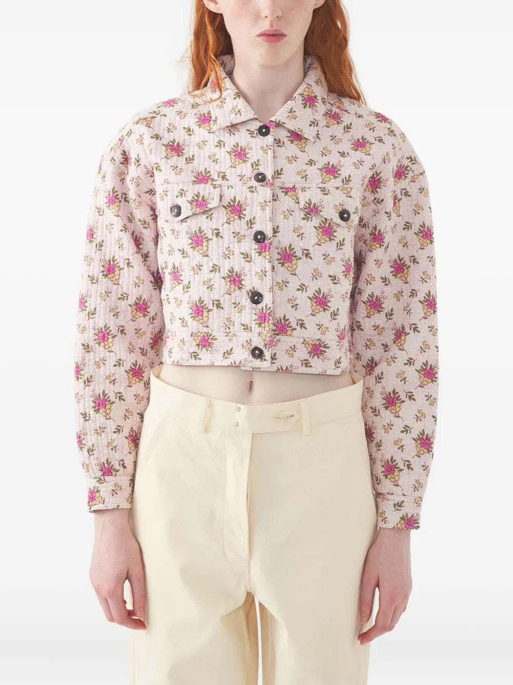 Стеганая куртка с цветочным принтом Antik Batik, розовый
Стеганая куртка с цветочным принтом Antik Batik, розовый