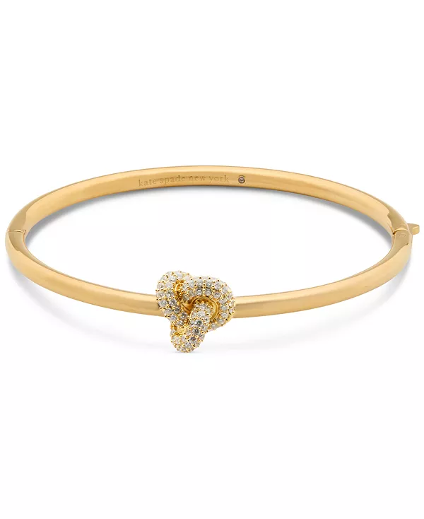 Браслет-Бэнгл с двойным узлом и золотистым паве Kate Spade New York, clear/gold
Браслет-Бэнгл с двойным узлом и золотистым паве Kate Spade New York, clear/gold