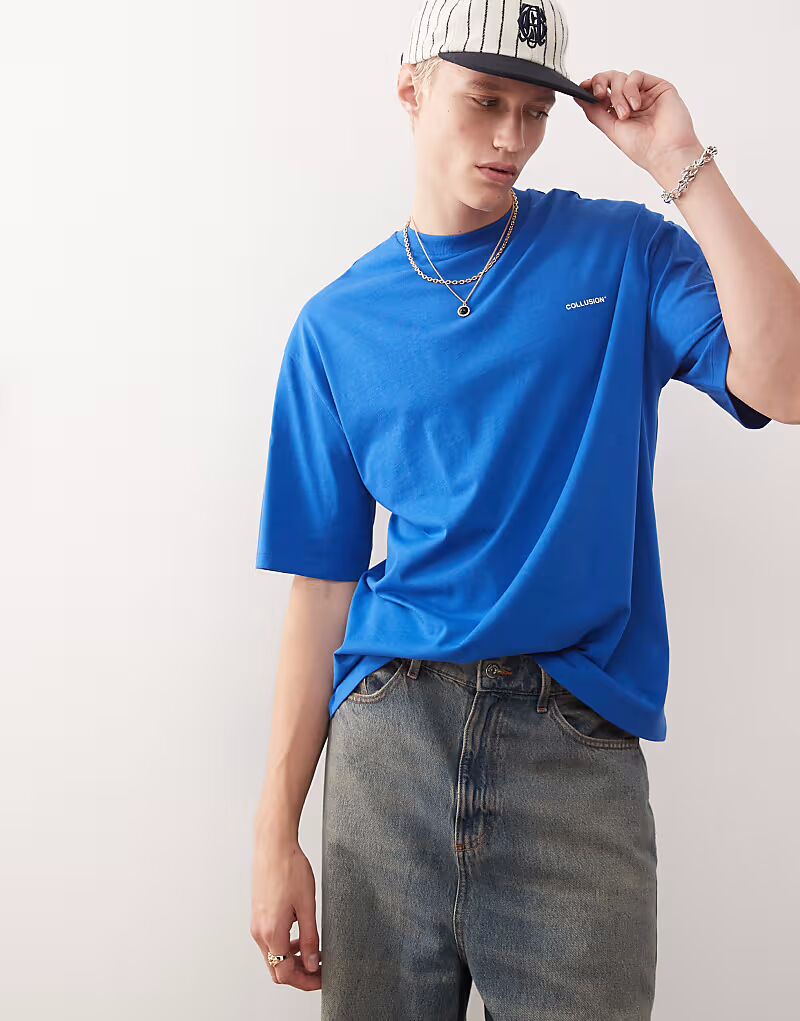 Футболка с логотипом COLLUSION синего цвета
Футболка с логотипом COLLUSION синего цвета