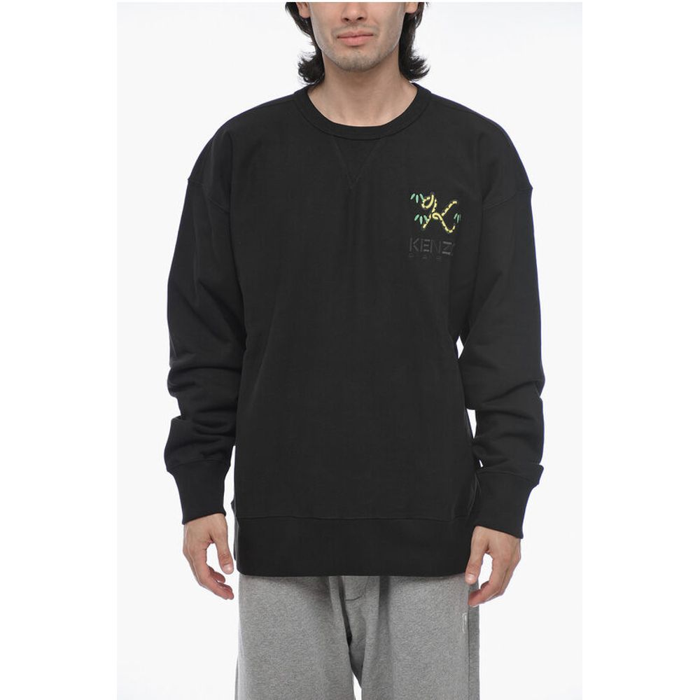 Толстовка CREST большого размера с вышитым логотипом Kenzo, Black
Толстовка CREST большого размера с вышитым логотипом Kenzo, Black