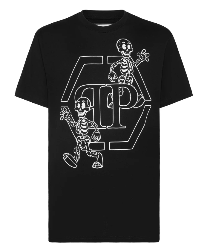 Футболка с круглым вырезом и скелетом Philipp Plein, черный
Футболка с круглым вырезом и скелетом Philipp Plein, черный