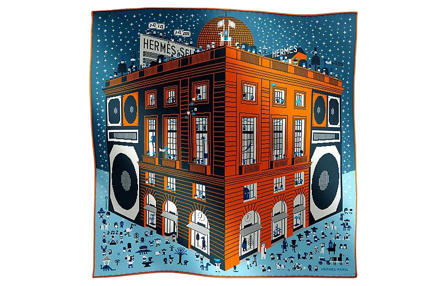 Шелковый шарф мужской разноцветный HERMES
Шелковый шарф мужской разноцветный HERMES