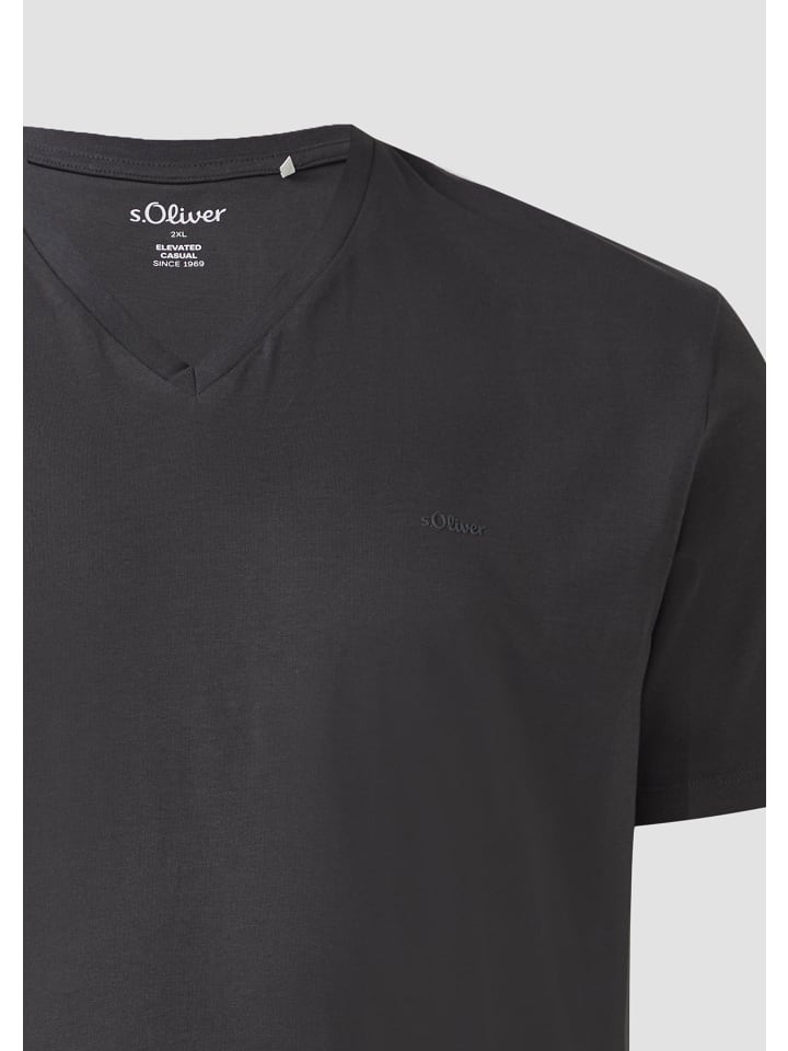 Футболка s.Oliver, серый 
Футболка s.Oliver, серый