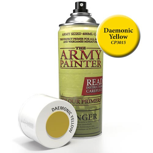 Аксессуары Army Painter Army Painter Color Primer: Daemonic Yellow (400ml)
Аксессуары Army Painter Army Painter Color Primer: Daemonic Yellow (400ml)