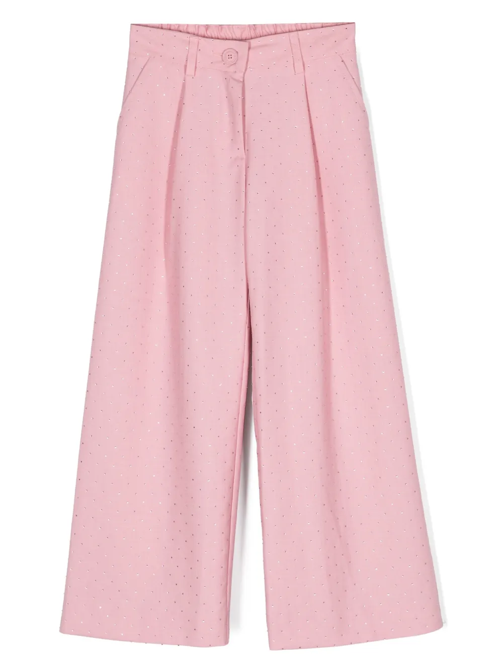 Прямые брюки со стразами Monnalisa, розовый
Прямые брюки со стразами Monnalisa, розовый