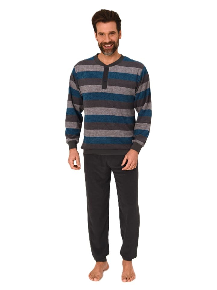 Пижама NORMANN Langarm Frottee Stretch Bündchen, синий
Пижама NORMANN Langarm Frottee Stretch Bündchen, синий