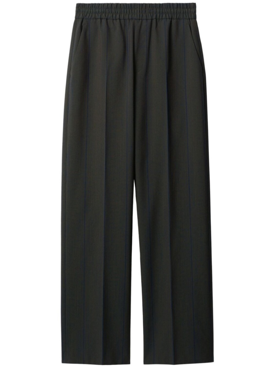 Полосатые брюки прямого кроя Burberry, серый
Полосатые брюки прямого кроя Burberry, серый