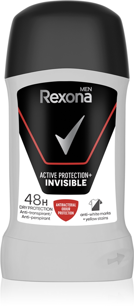 Активная защита+ антиперспирант-стик для мужчин Rexona, invisible 50 мл
Активная защита+ антиперспирант-стик для мужчин Rexona, invisible 50 мл