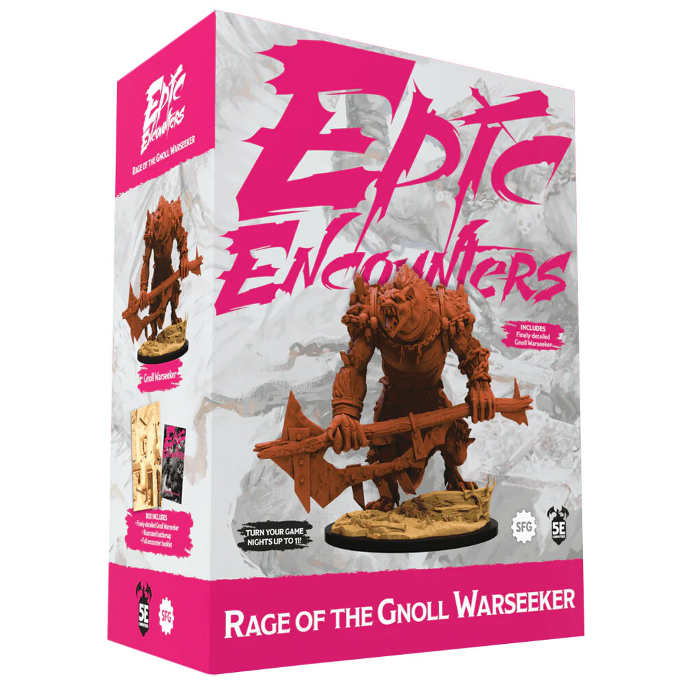 Ролевая игра Steamforged Games Epic Encounters: Rage of the Gnoll Warseeker (D&D 5E Compatible)
Ролевая игра Steamforged Games Epic Encounters: Rage of the Gnoll Warseeker (D&D 5E Compatible)