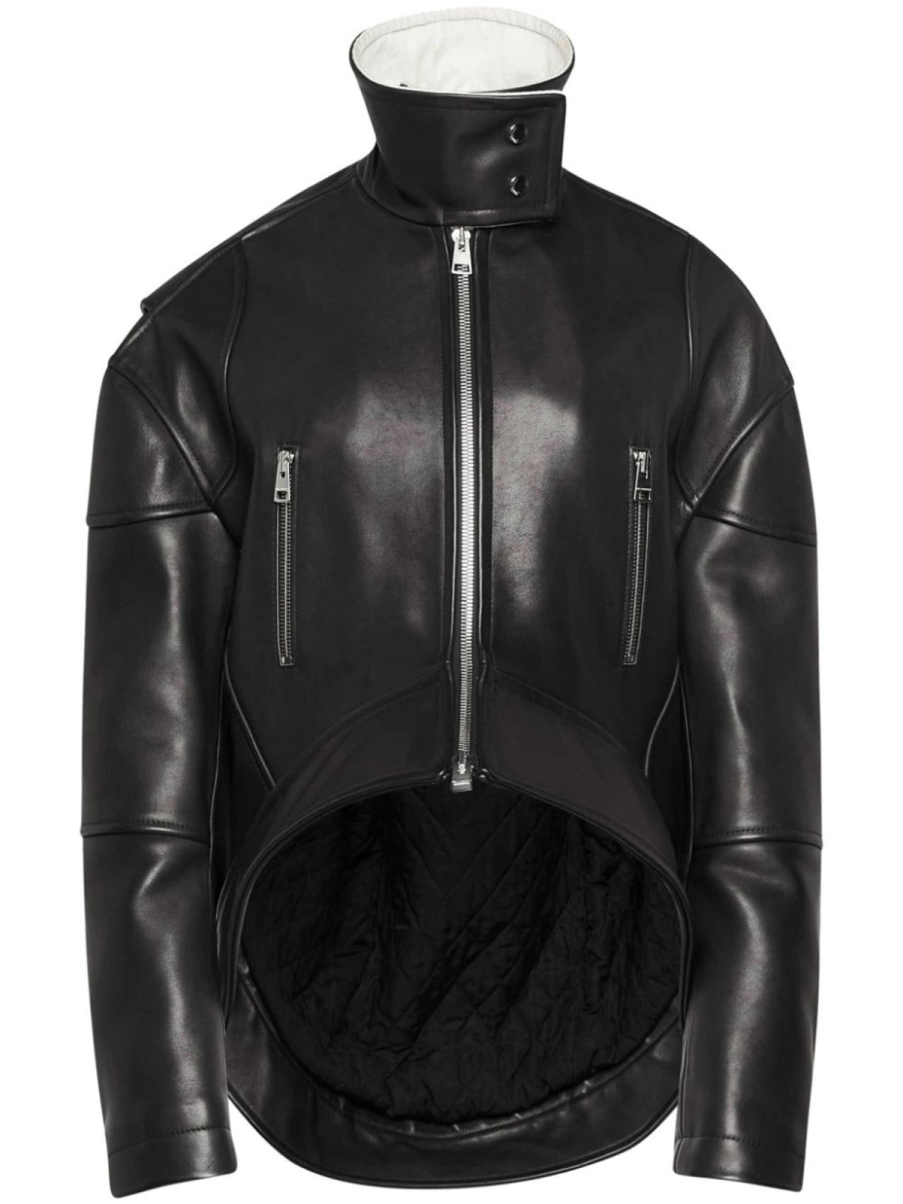 JW Anderson куртка с высоким воротником и закругленным подолом, черный
JW Anderson куртка с высоким воротником и закругленным подолом, черный