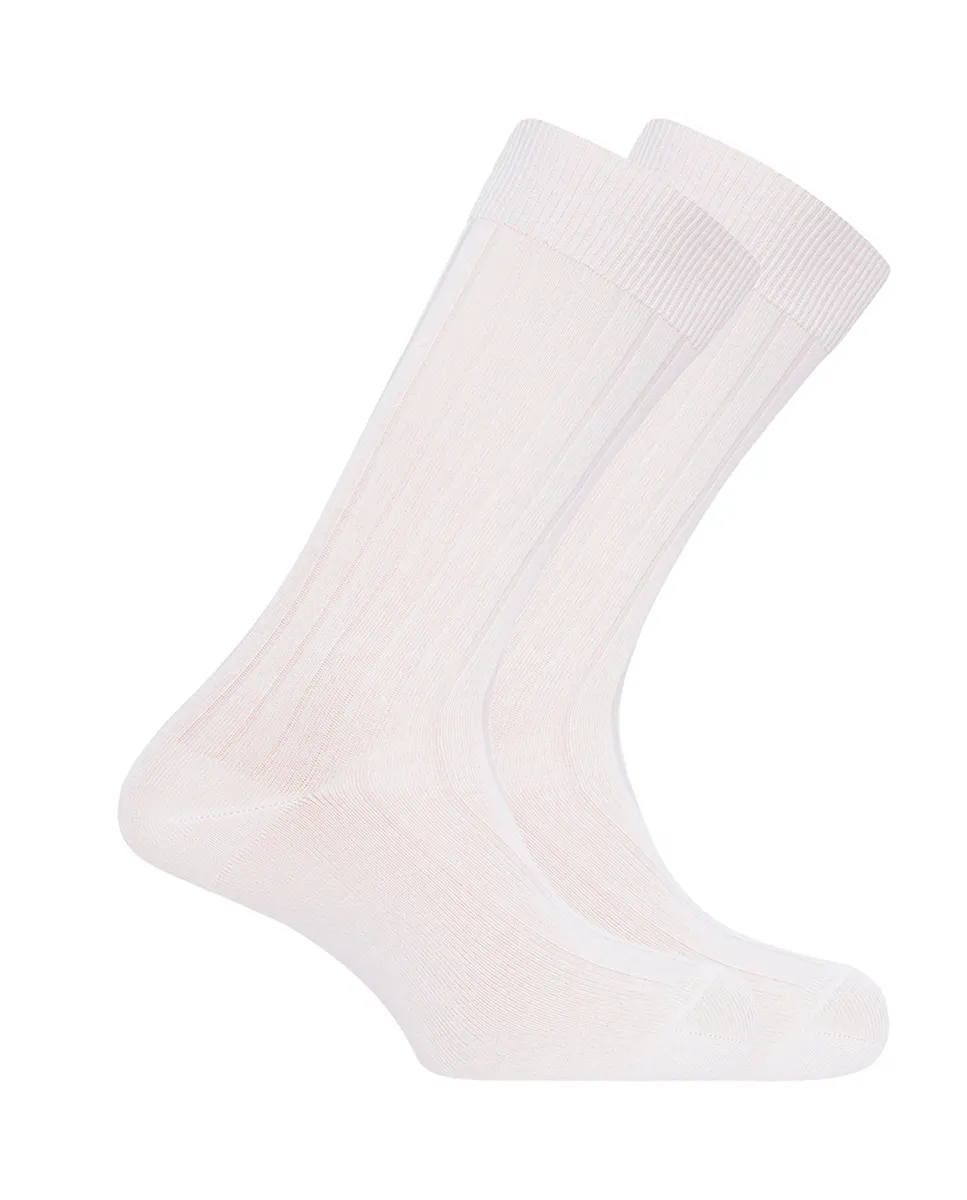 Набор из 2 пар мужских бамбуковых носков с анти-давящей манжетой цвета экрю Punto Blanco, цвет Crudo
Набор из 2 пар мужских бамбуковых носков с анти-давящей манжетой цвета экрю Punto Blanco, цвет Crudo