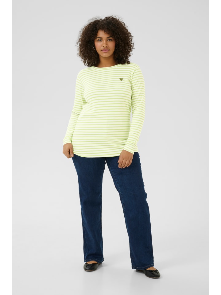 Рубашка с длинными рукавами KClia, стандартный крой, мелово-салатово-зеленый сердечный KAFFE curve
Рубашка с длинными рукавами KClia, стандартный крой, мелово-салатово-зеленый сердечный KAFFE curve