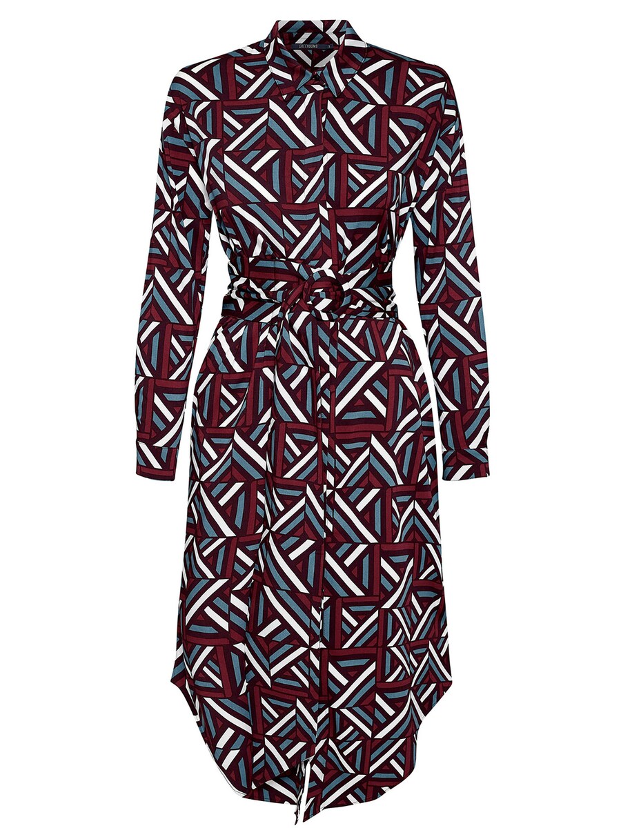 Платье-рубашка GREENBOMB, бургундия
Платье-рубашка GREENBOMB, бургундия