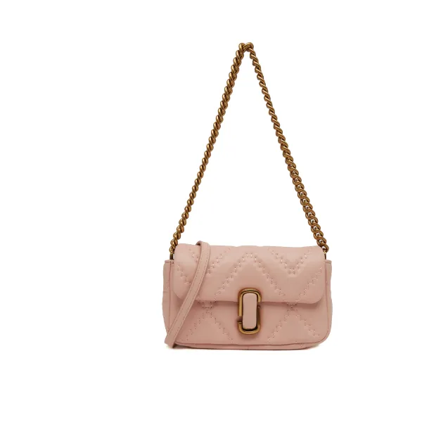 Кожаная сумка-мессенджер из стеганой кожи j marc mini Marc Jacobs, розовый
Кожаная сумка-мессенджер из стеганой кожи j marc mini Marc Jacobs, розовый