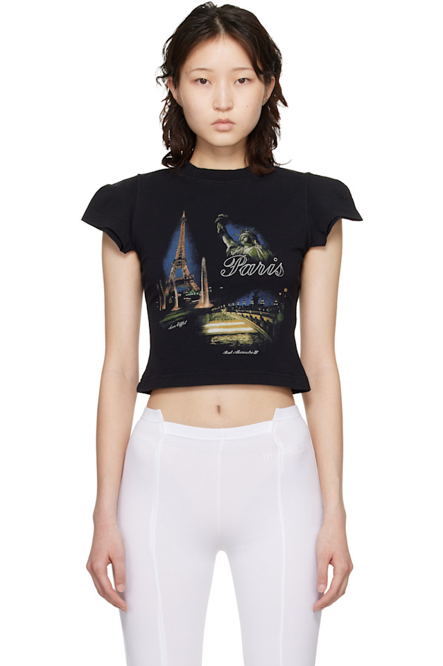 Детская футболка с передним рукавом «Париж» для туриста Vetements, черный
Детская футболка с передним рукавом «Париж» для туриста Vetements, черный