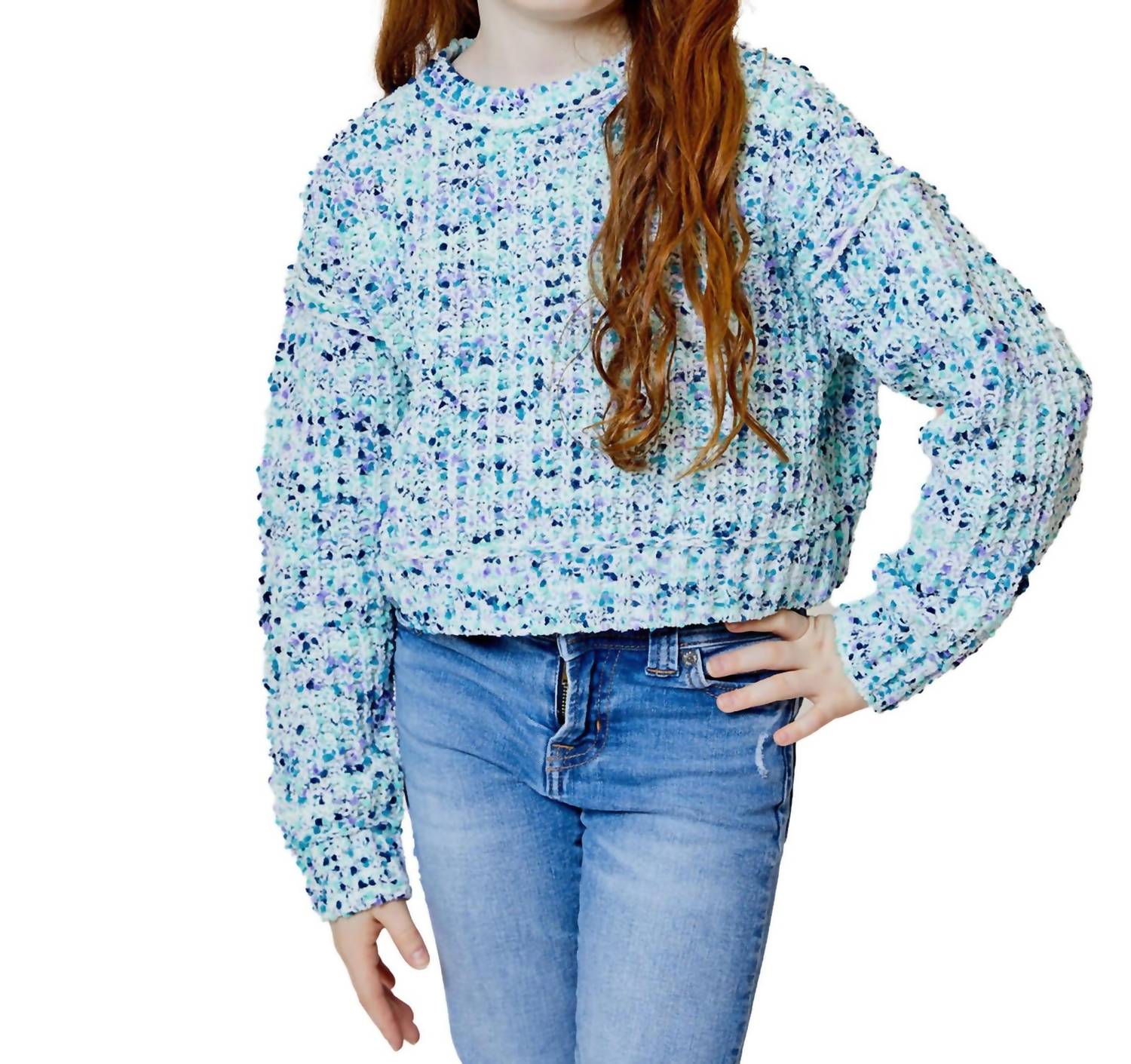 Детский свитер с длинным рукавом в стильном синем сочетании Design History
Детский свитер с длинным рукавом в стильном синем сочетании Design History