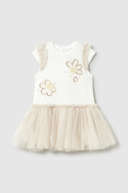 Детское платье Mayoral, бежевый 
Детское платье Mayoral, бежевый