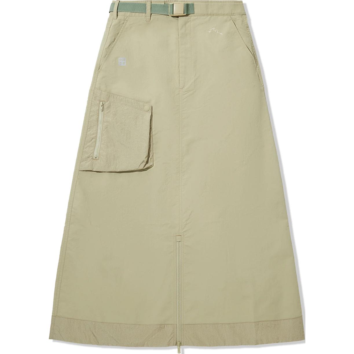 LiNing Повседневная длинная юбка женская хаки
LiNing Повседневная длинная юбка женская хаки