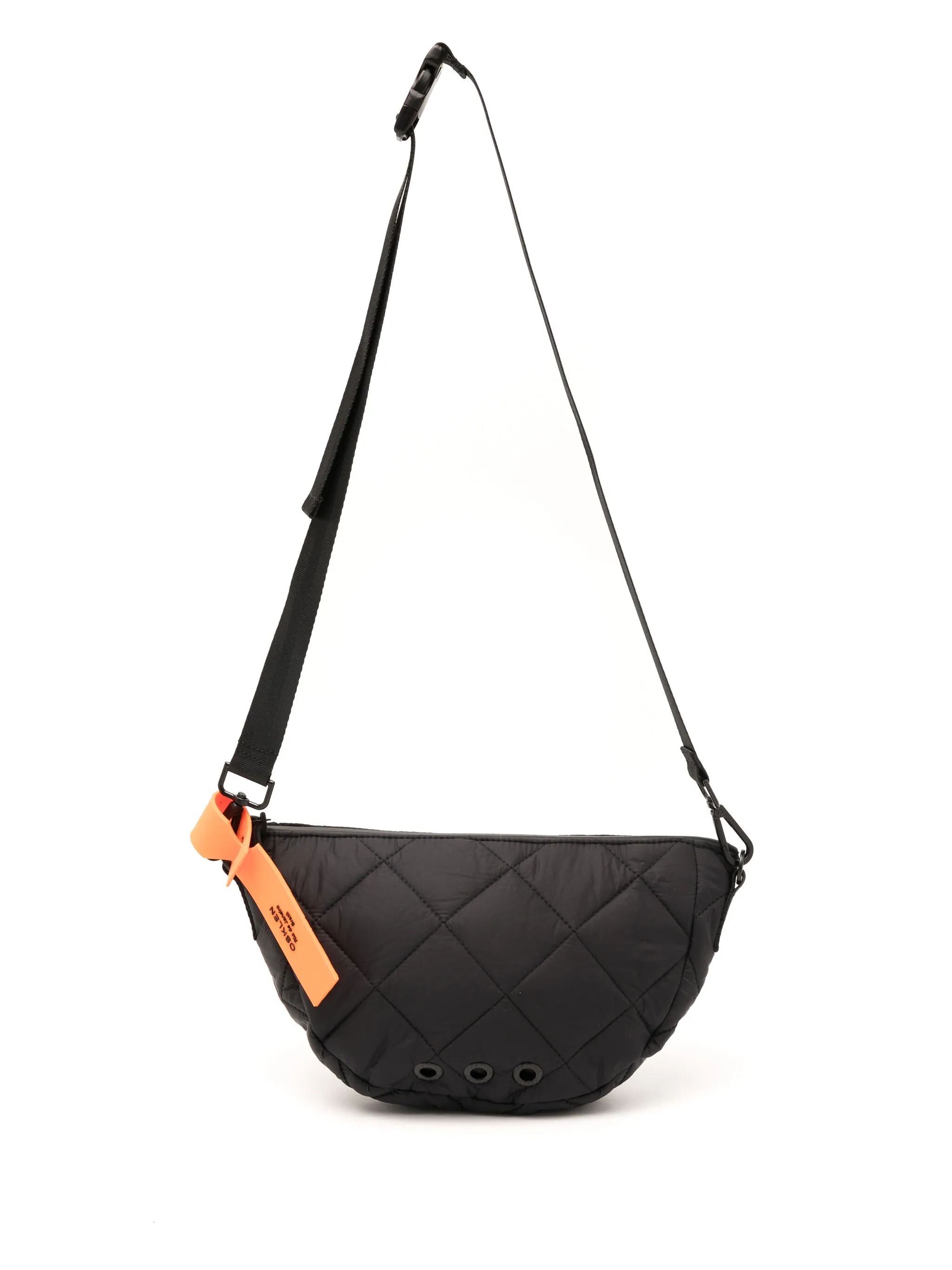 Стеганая сумка на плечо с логотипом Osklen, черный
Стеганая сумка на плечо с логотипом Osklen, черный