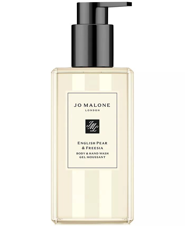 Средство для мытья рук и тела «Английская груша и фрезия», 8,5 унций Jo Malone London
Средство для мытья рук и тела «Английская груша и фрезия», 8,5 унций Jo Malone London