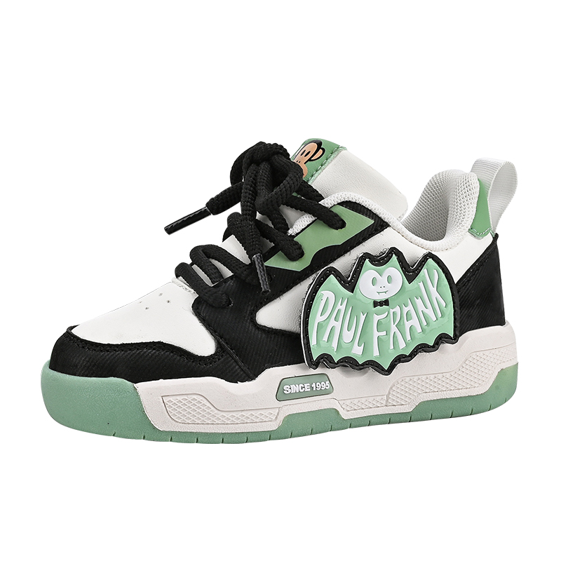 Детские кроссовки для скейтбординга с противоскользящим покрытием и износостойкостью PAUL FRANK, черный/зеленый
Детские кроссовки для скейтбординга с противоскользящим покрытием и износостойкостью PAUL FRANK, черный/зеленый
