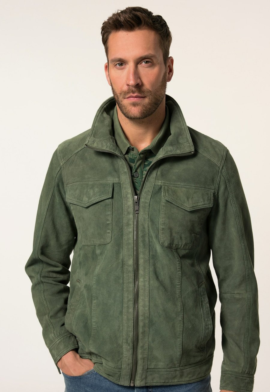 Куртка JP1880 Leather jacket, Gray Green/Green
Куртка JP1880 Leather jacket, Gray Green/Green