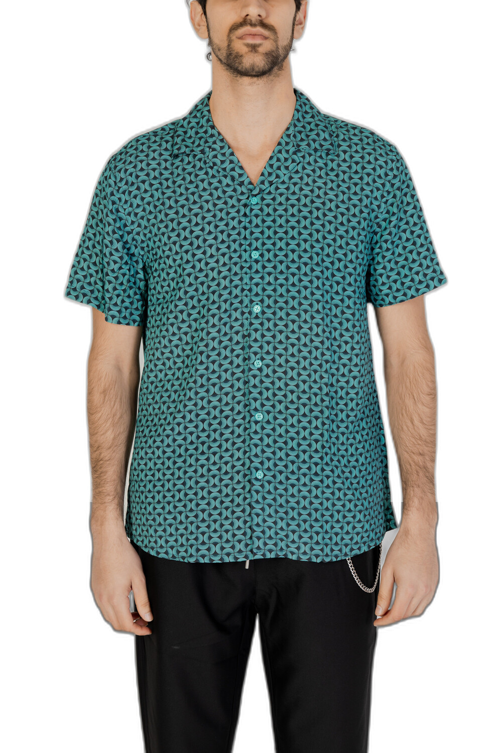 Рубашка Gianni Lupo с коротким рукавом, бирюзовый
Рубашка Gianni Lupo с коротким рукавом, бирюзовый