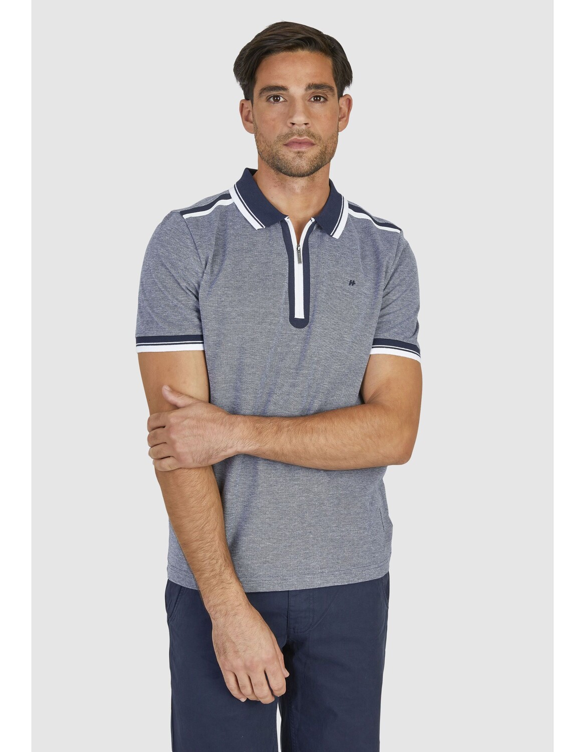 Поло HECHTER PARIS Shirt, цвет midnight blue 
Поло HECHTER PARIS Shirt, цвет midnight blue