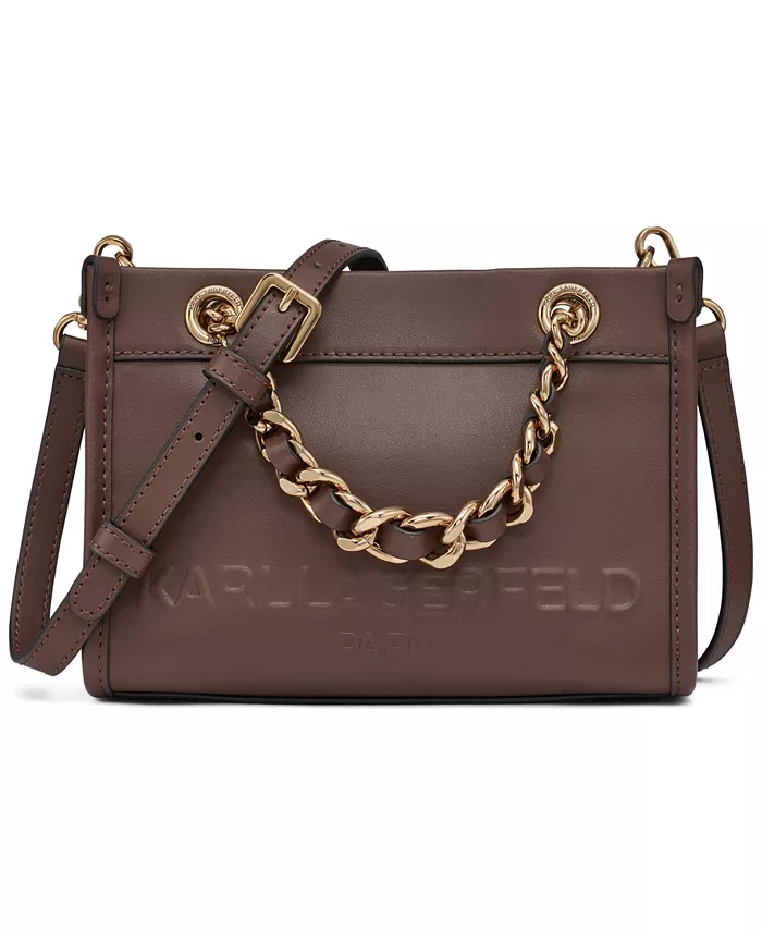 Кожаная сумка-кроссбоди Savoie KARL LAGERFELD PARIS, коричневый
Кожаная сумка-кроссбоди Savoie KARL LAGERFELD PARIS, коричневый