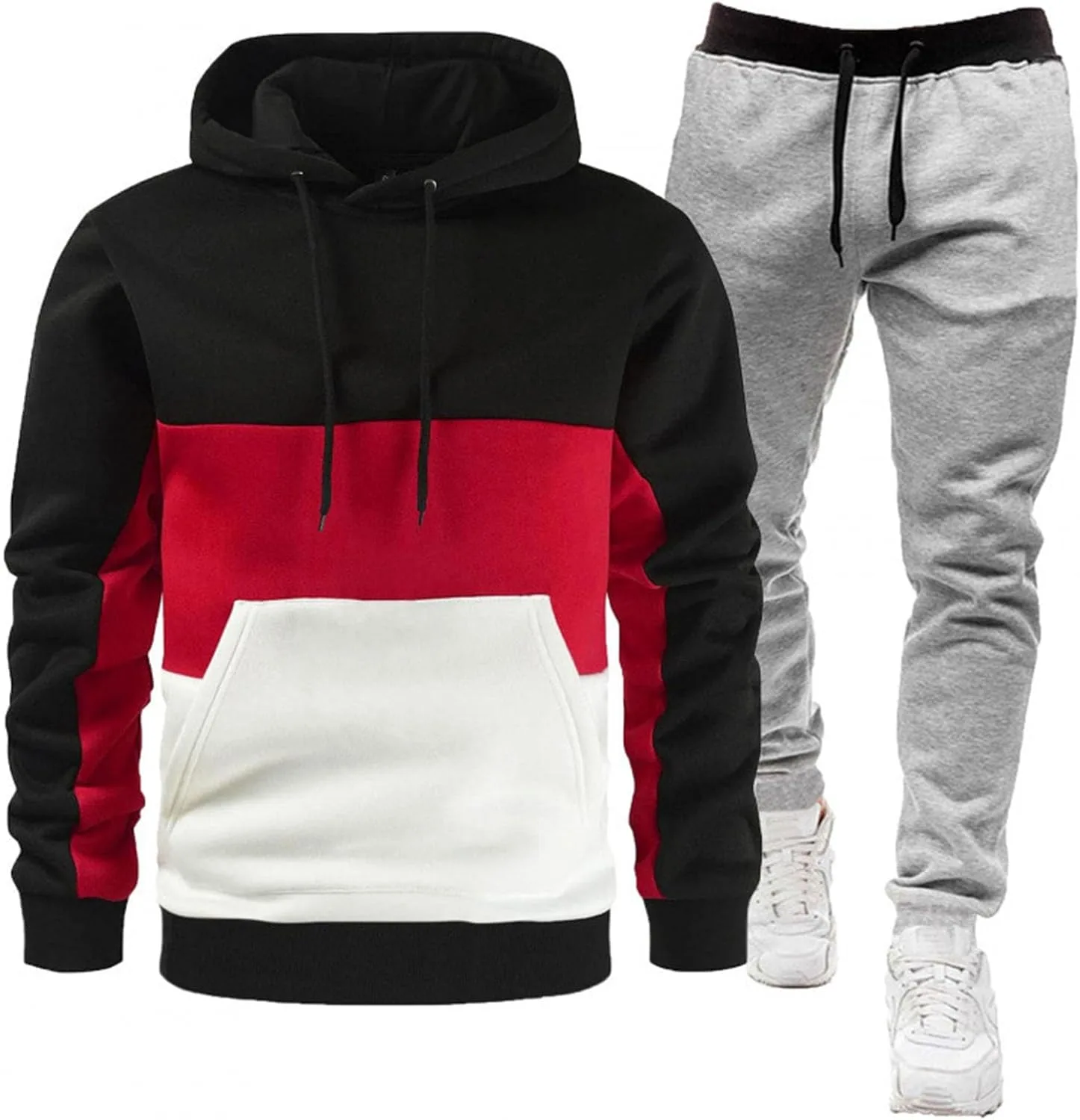 Мужской худи-костюм Color Block из 2 предметов FlekmanArt
Мужской худи-костюм Color Block из 2 предметов FlekmanArt