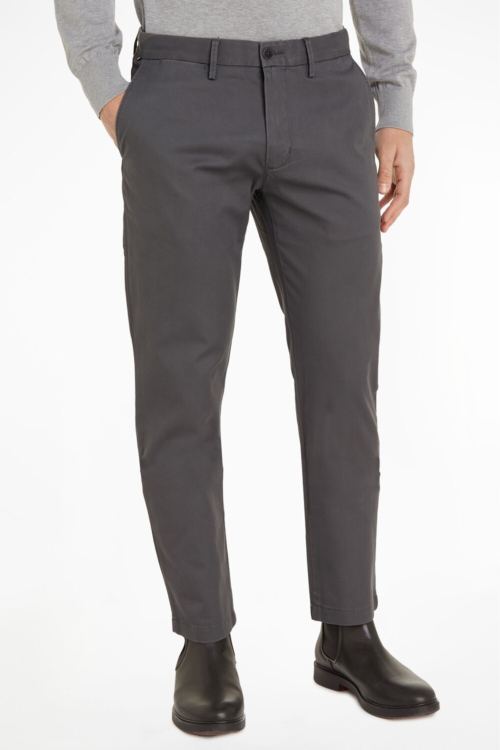 Серые брюки-чиносы Bleecker Flex приталенного кроя Tommy Hilfiger, серый
Серые брюки-чиносы Bleecker Flex приталенного кроя Tommy Hilfiger, серый