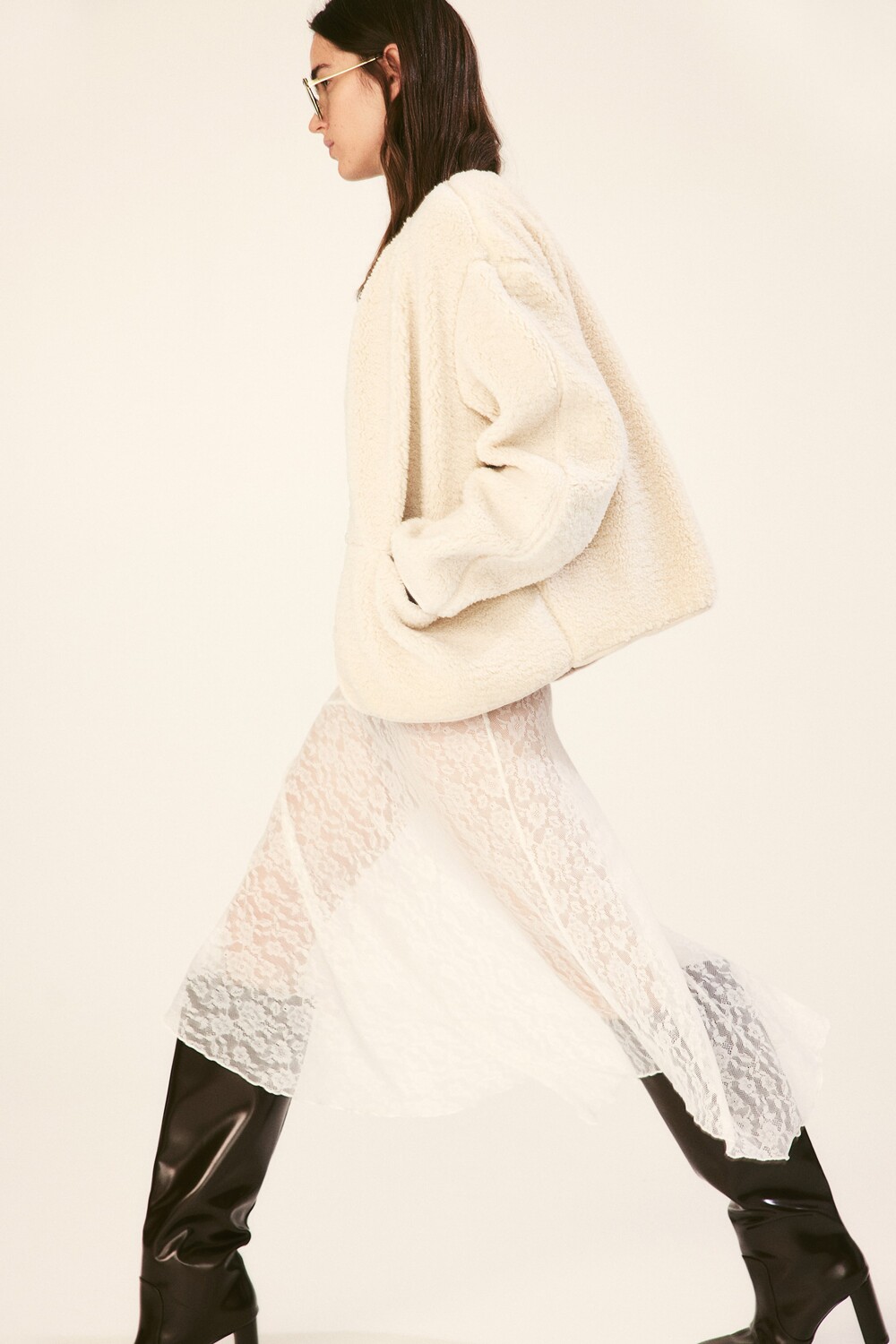 Тедди куртка H&M, бежевый
Тедди куртка H&M, бежевый