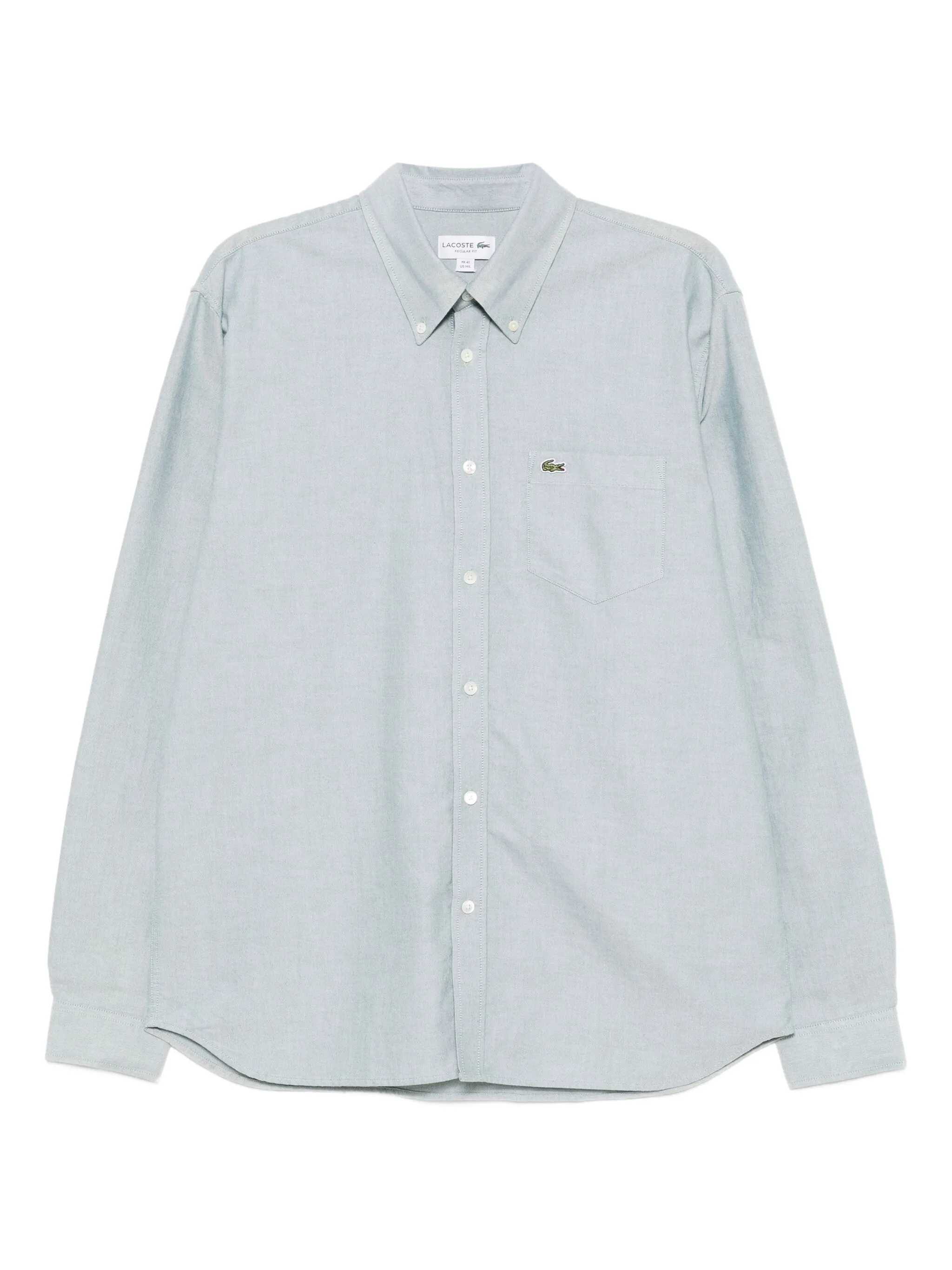 Рубашка с вышитым логотипом Lacoste, зеленый
Рубашка с вышитым логотипом Lacoste, зеленый