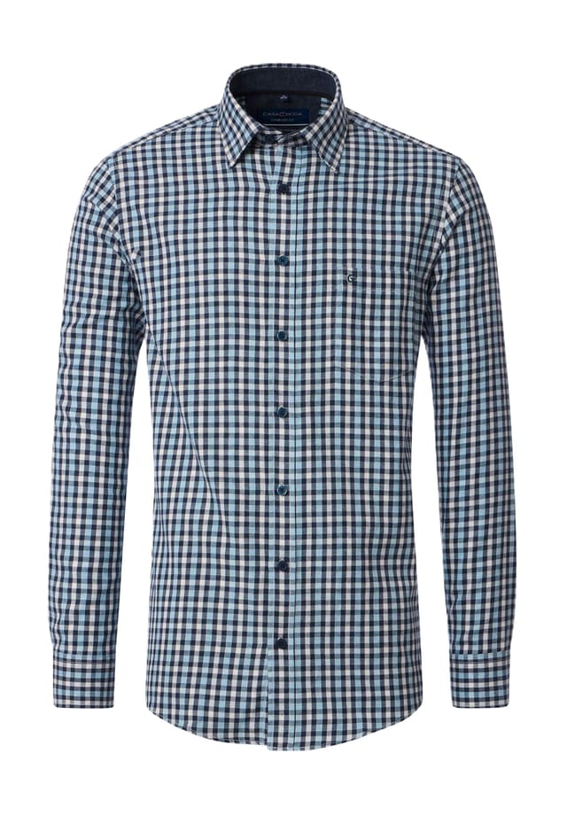 Повседневная рубашка удобного кроя с длинным рукавом и воротником на пуговицах Casamoda, синий
Повседневная рубашка удобного кроя с длинным рукавом и воротником на пуговицах Casamoda, синий