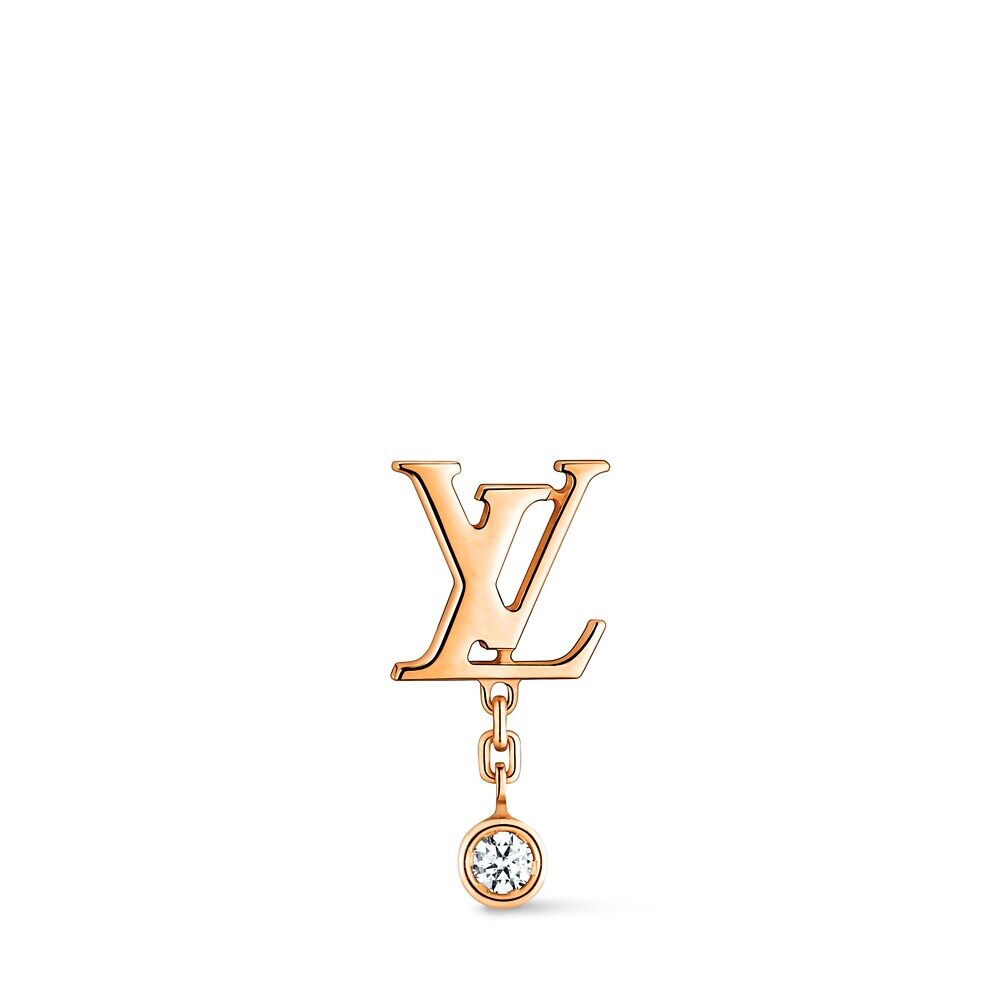 Серьги-гвоздики Idylle Blossom LV, розовое золото и бриллианты, 1 шт. Louis Vuitton, розовый 
Серьги-гвоздики Idylle Blossom LV, розовое золото и бриллианты, 1 шт. Louis Vuitton, розовый