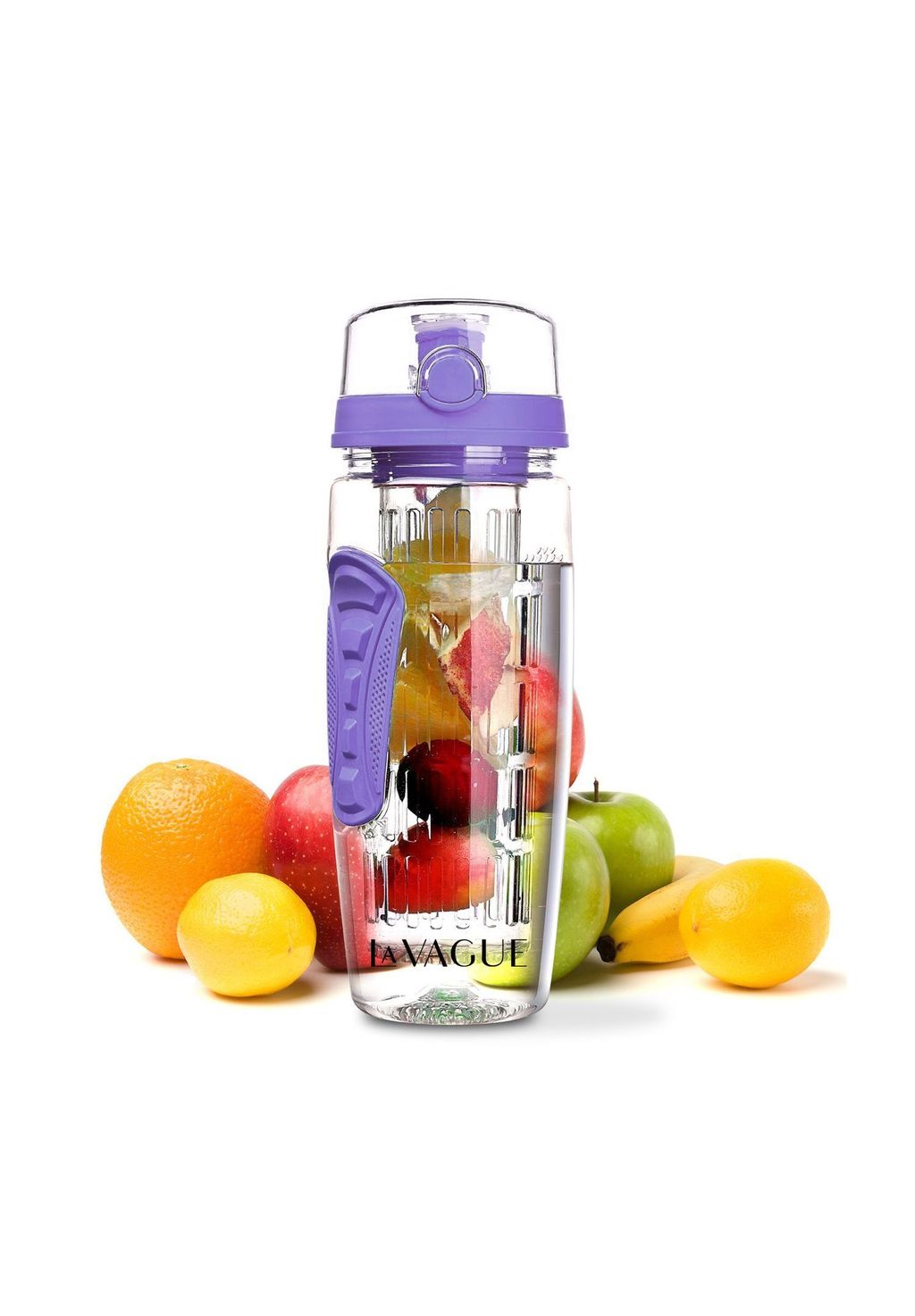 Женская бутылка для воды с вкладышем vitality La Vague, лиловая
Женская бутылка для воды с вкладышем vitality La Vague, лиловая