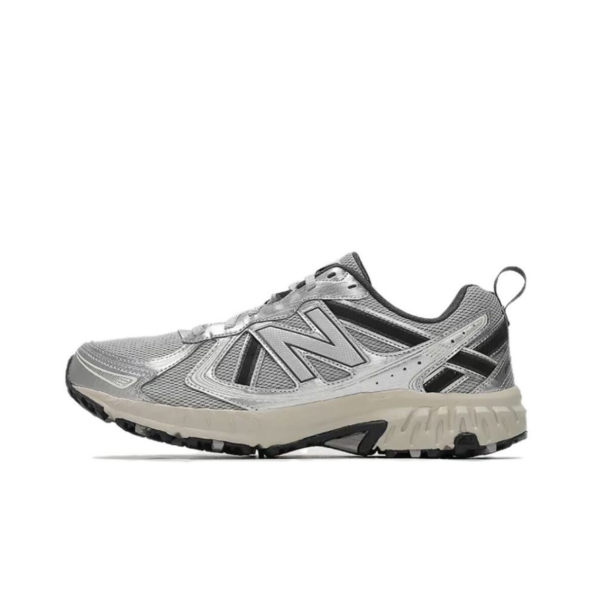 Кроссовки NB 410 унисекс с низким верхом серебристые/розовые/черные New Balance